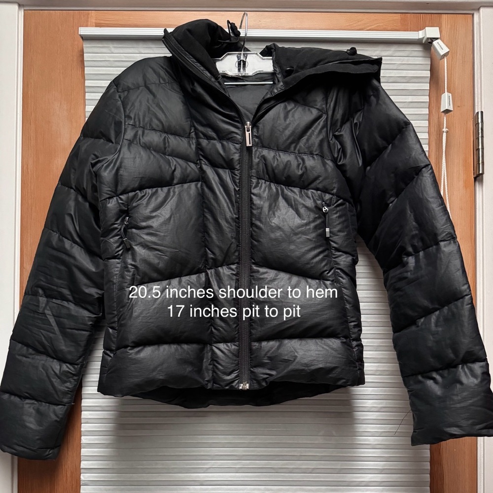 Nau black puffer xxs